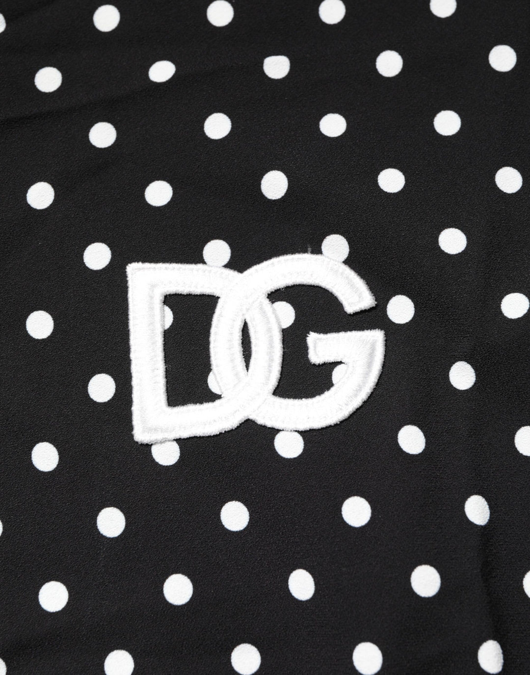 Dolce &amp; Gabbana Black Polka Dot Short Sleeves Collared Polo T-shirt by Dolce &amp; Gabbana outlet now on sale
