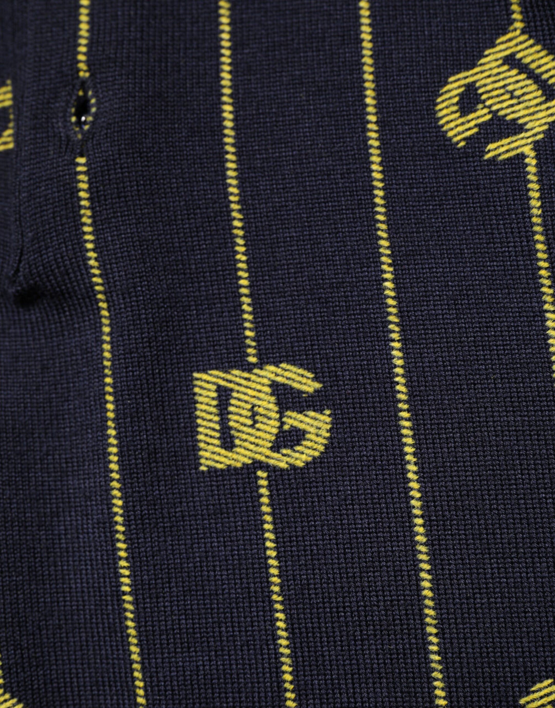Dolce &amp; Gabbana Sample Sale Dolce &amp; Gabbana Black Logo Jacquard Knitted Polo Shirt T-shirt - | Designer outlet