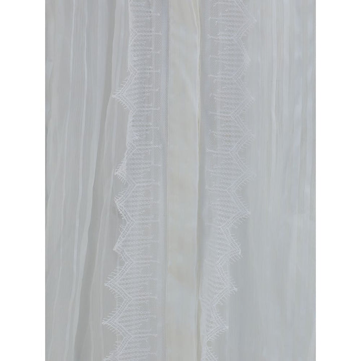 Chloé Ruffled silk muslin and lace Blouse