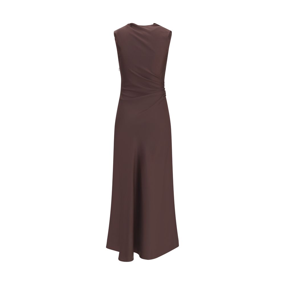 Loulou De Saison Silk midi Dress | Luxury Designer Fashion
