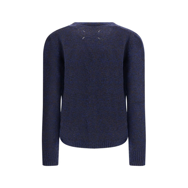Margiela Blue Wool Cardigan by Margiela outlet now on sale