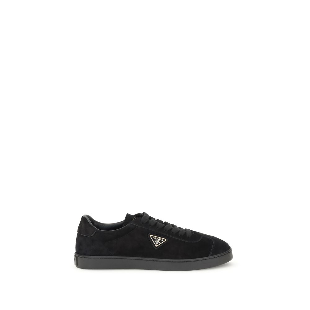 スニーカー PRADA  suede sneakers with logo Prada Suede Sneakers | italist