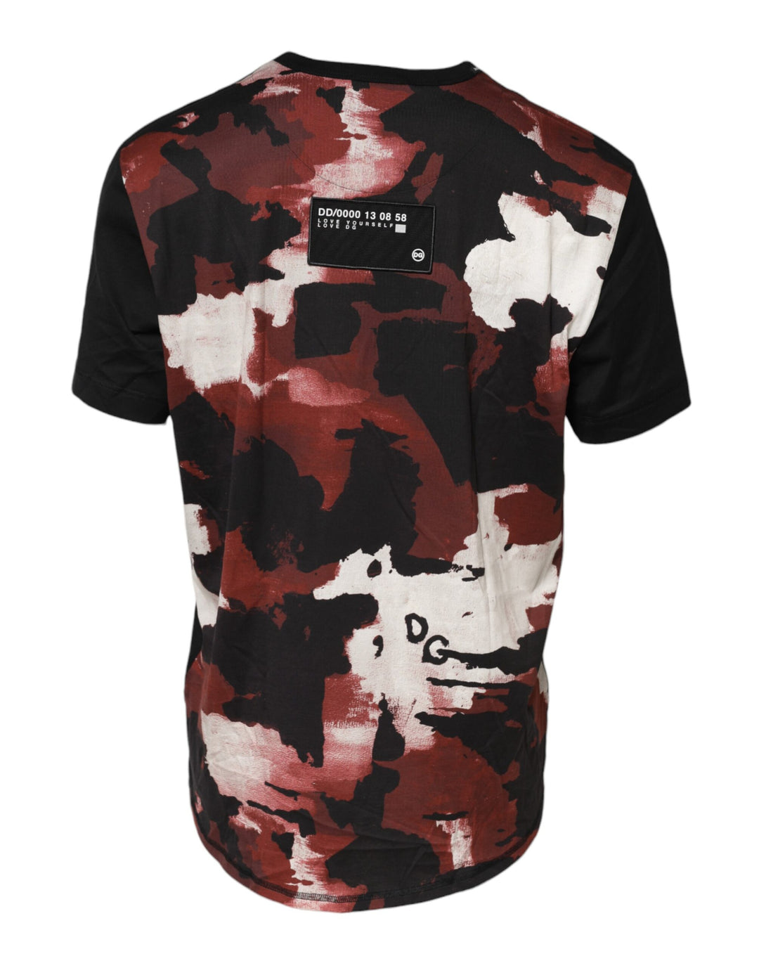 Dolce &amp; Gabbana Multicolor Camouflage Crew Neck T-shirt by Dolce &amp; Gabbana outlet now on sale