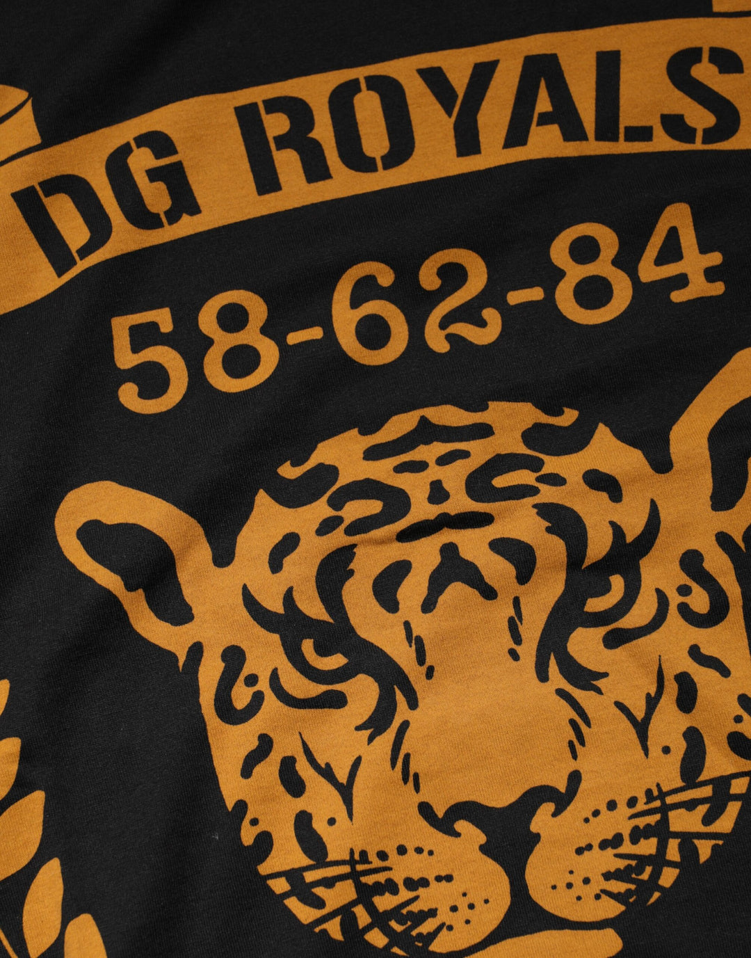Dolce &amp; Gabbana Sample Sale Dolce &amp; Gabbana Black DG Royals Cotton Crew Neck T-shirt - | Designer outlet