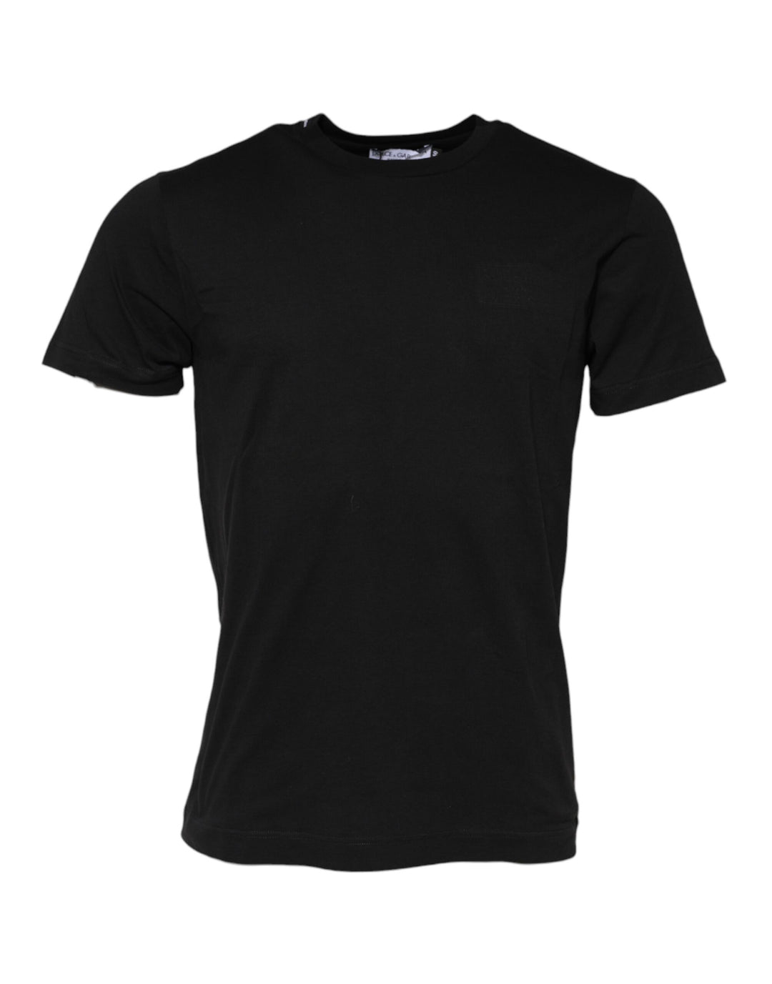Dolce &amp; Gabbana Sample Sale Dolce &amp; Gabbana Black Cotton Crew Neck Short Sleeves T-shirt - | Designer outlet