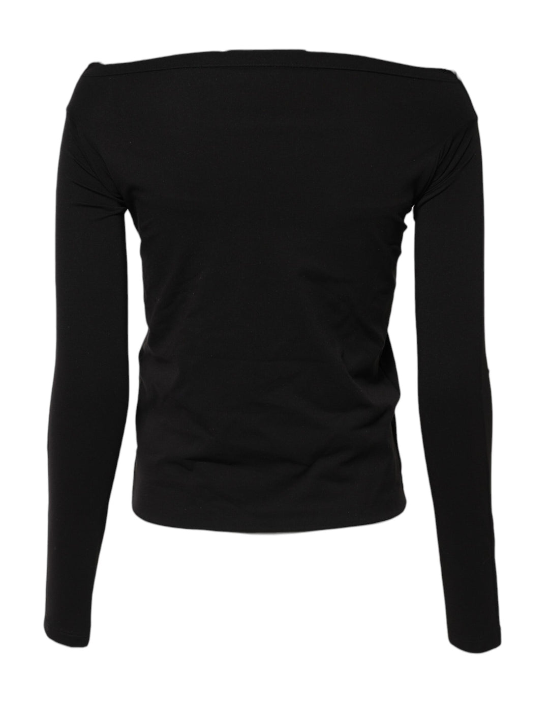 Dolce &amp; Gabbana Black Wool Shrug Crew Neck Pullover Sweater by Dolce &amp; Gabbana outlet now on sale