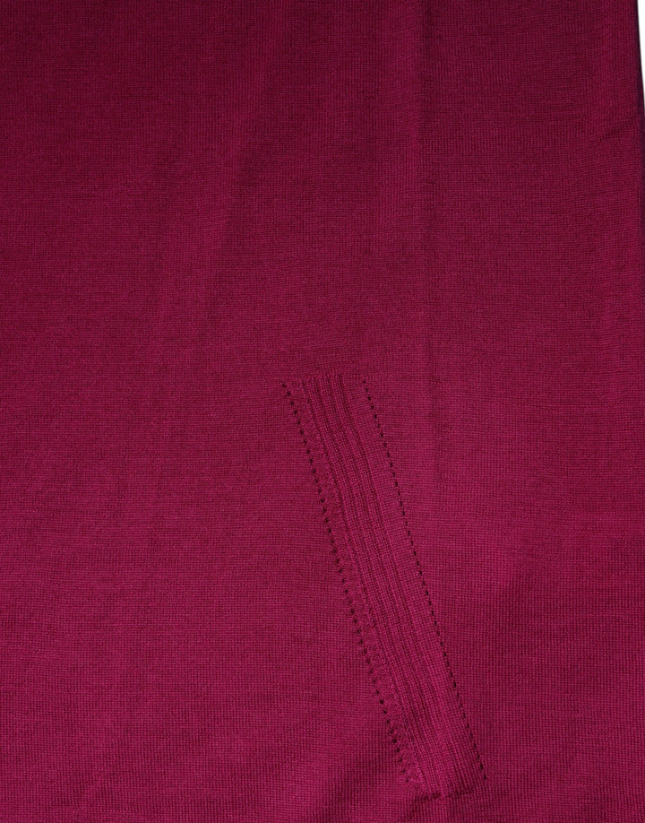Dolce &amp; Gabbana Fuchsia Wool Long Sleeves Turtleneck Sweater by Dolce &amp; Gabbana outlet now on sale