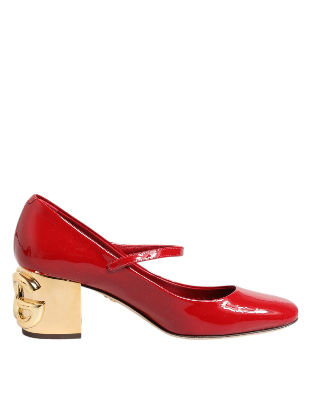 Dolce &amp; Gabbana Red Leather DG Logo Heels Sandals Shoes by Dolce &amp; Gabbana outlet now on sale
