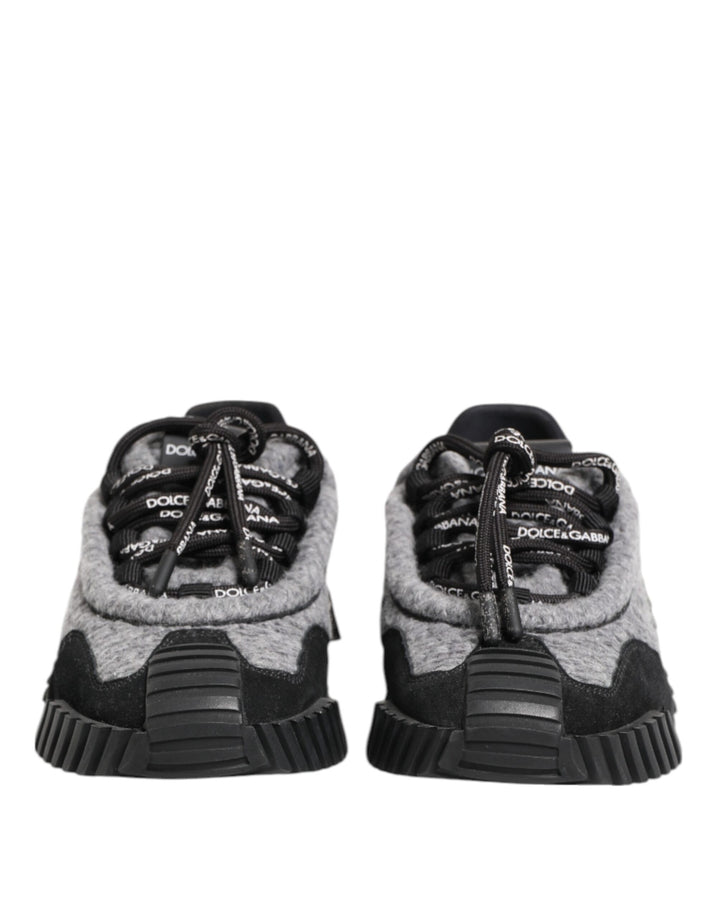 Dolce &amp; Gabbana Sample Sale Dolce &amp; Gabbana Black Gray NS1 Low Top Sneakers Shoes - | Designer outlet