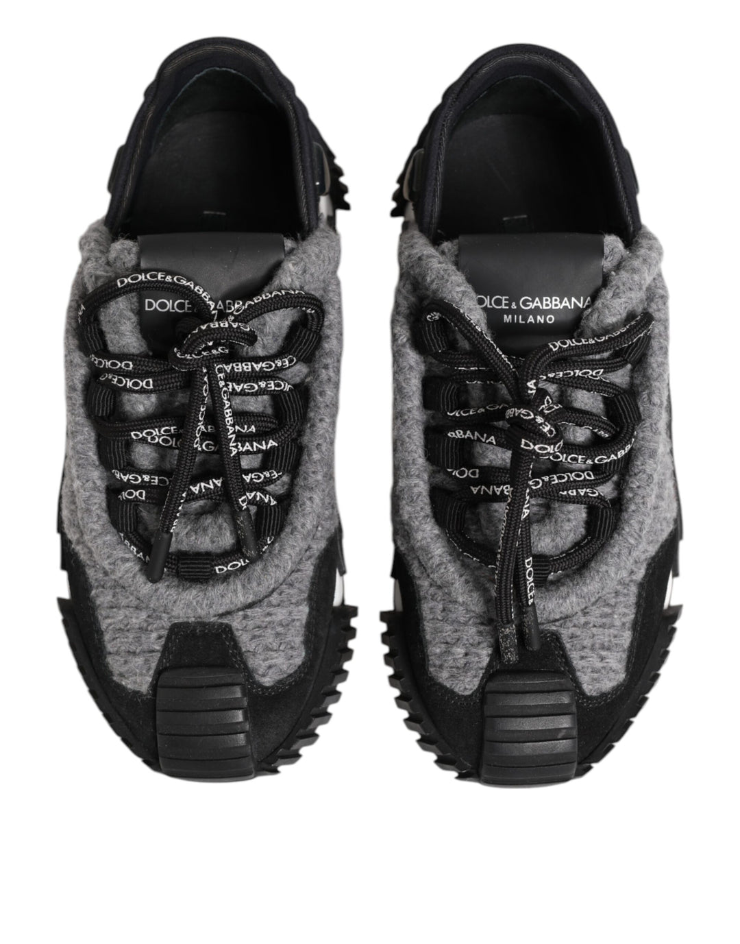 Dolce &amp; Gabbana Sample Sale Dolce &amp; Gabbana Black Gray NS1 Low Top Sneakers Shoes - | Designer outlet