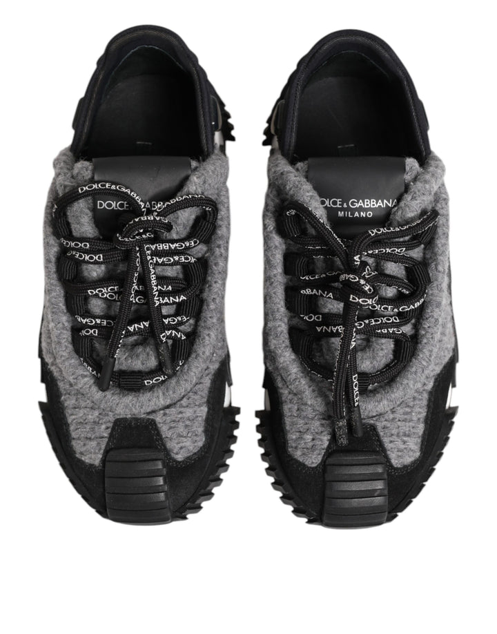 Dolce &amp; Gabbana Sample Sale Dolce &amp; Gabbana Black Gray NS1 Low Top Sneakers Shoes - | Designer outlet