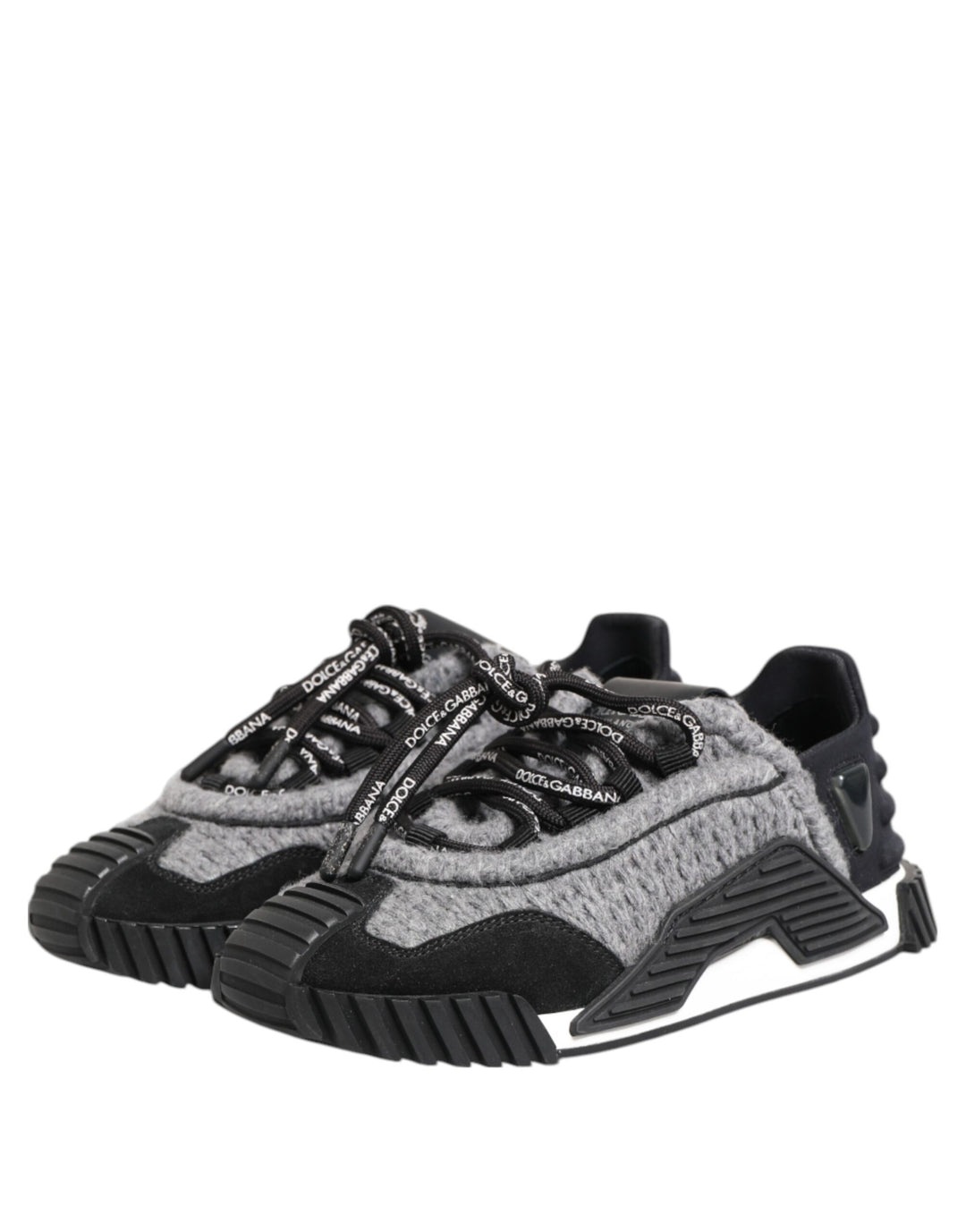 Dolce &amp; Gabbana Sample Sale Dolce &amp; Gabbana Black Gray NS1 Low Top Sneakers Shoes - | Designer outlet
