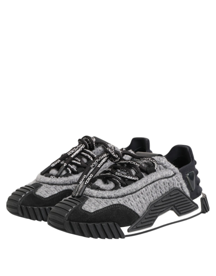 Dolce &amp; Gabbana Sample Sale Dolce &amp; Gabbana Black Gray NS1 Low Top Sneakers Shoes - | Designer outlet