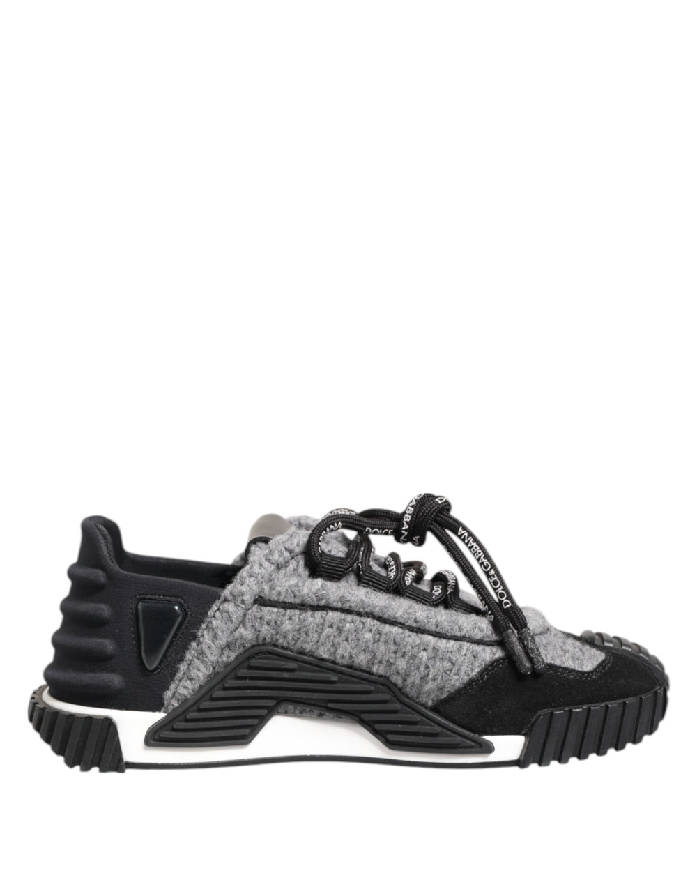 Dolce & Gabbana Sample Sale Dolce & Gabbana Black Gray NS1 Low Top Sneakers Shoes - | Designer outlet