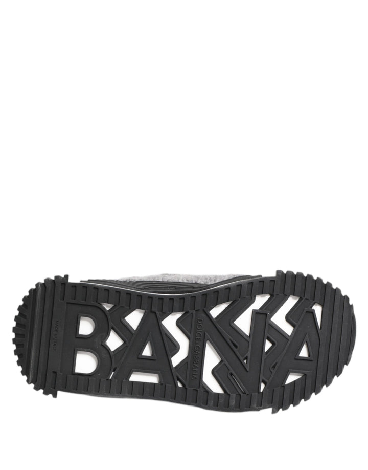 Dolce &amp; Gabbana Sample Sale Dolce &amp; Gabbana Black Gray NS1 Low Top Sneakers Shoes - | Designer outlet