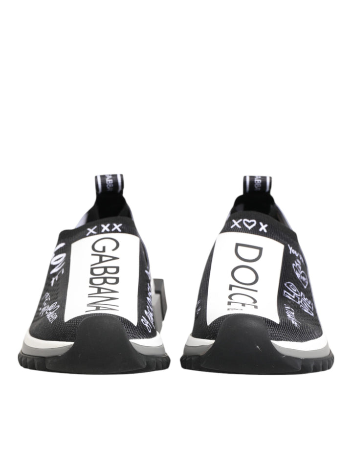 Dolce &amp; Gabbana Sample Sale Dolce &amp; Gabbana Black White Sorrento Low Top Sneakers Shoes - | Designer outlet