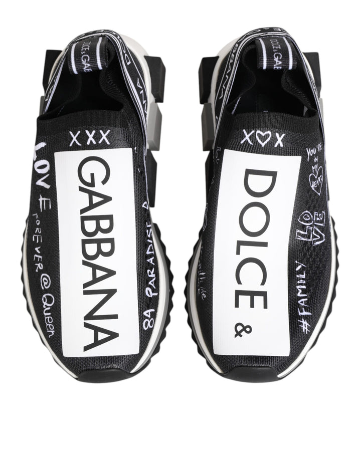 Dolce &amp; Gabbana Sample Sale Dolce &amp; Gabbana Black White Sorrento Low Top Sneakers Shoes - | Designer outlet