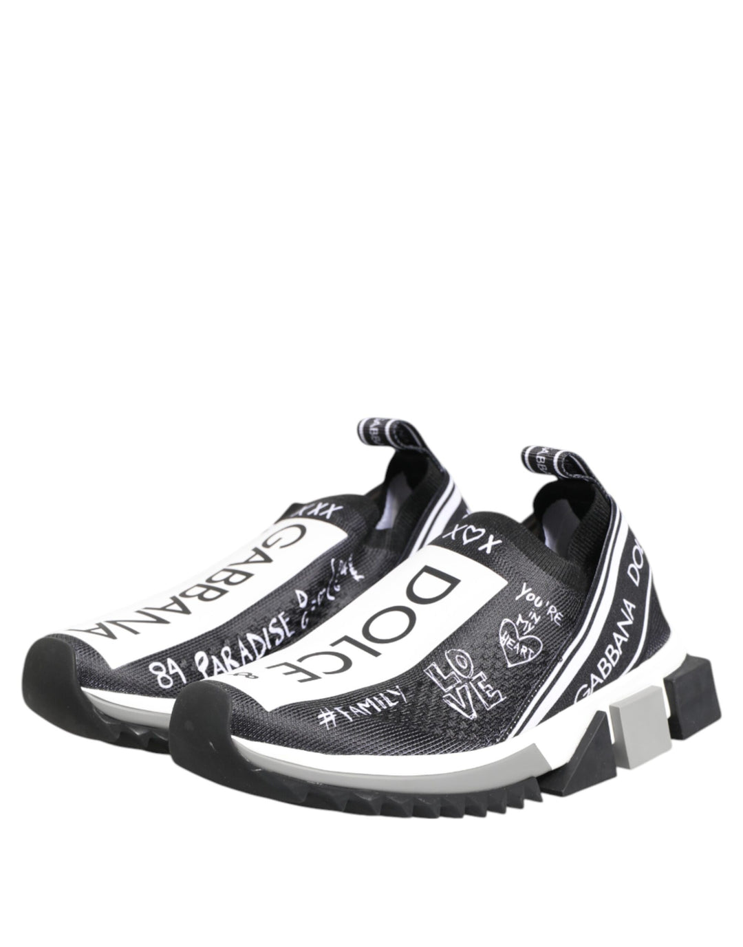 Dolce &amp; Gabbana Sample Sale Dolce &amp; Gabbana Black White Sorrento Low Top Sneakers Shoes - | Designer outlet