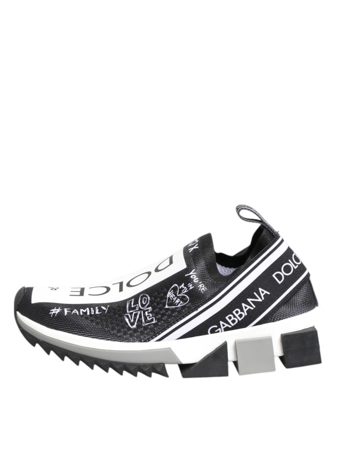 Dolce &amp; Gabbana Sample Sale Dolce &amp; Gabbana Black White Sorrento Low Top Sneakers Shoes - | Designer outlet