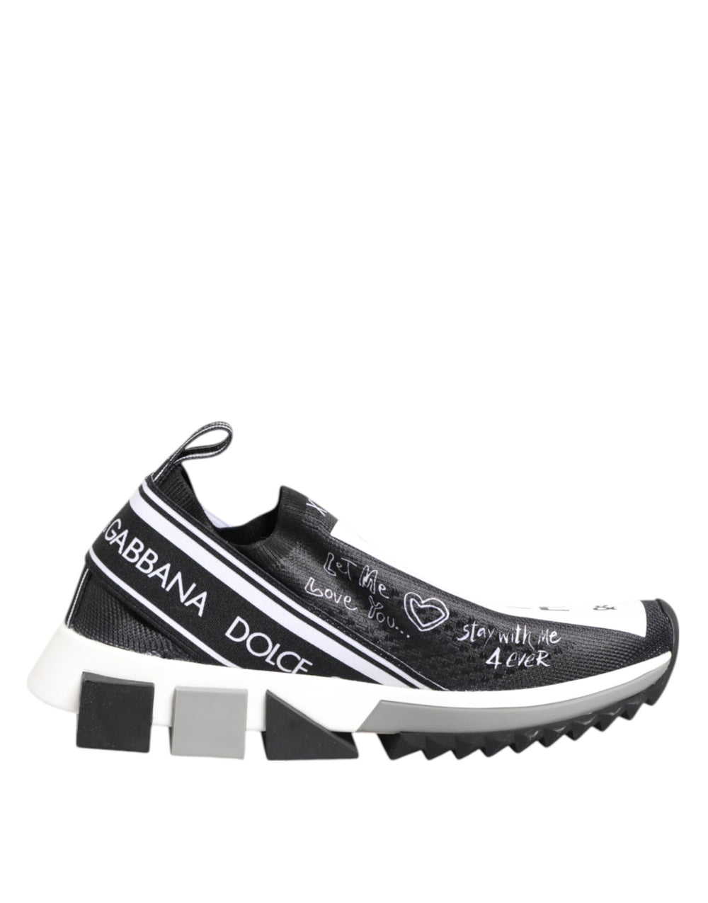 Dolce & Gabbana Sample Sale Dolce & Gabbana Black White Sorrento Low Top Sneakers Shoes - | Designer outlet