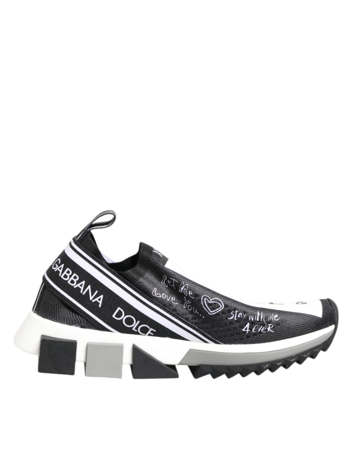 Dolce &amp; Gabbana Sample Sale Dolce &amp; Gabbana Black White Sorrento Low Top Sneakers Shoes - | Designer outlet
