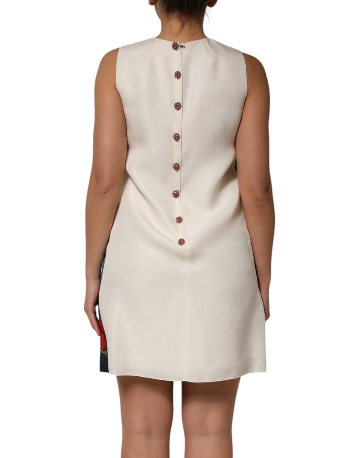 Dolce &amp; Gabbana Multicolor Crystal Embellished Mini Dress by Dolce &amp; Gabbana outlet now on sale