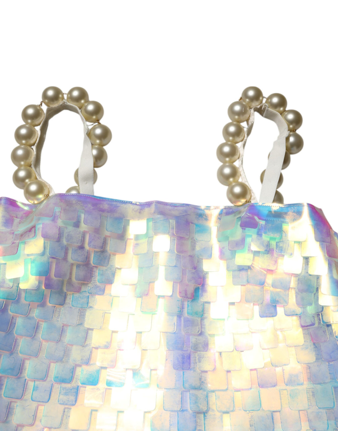 Dolce &amp; Gabbana Sample Sale Dolce &amp; Gabbana Multicolor Sequin Holographic Mini Dress - | Designer outlet
