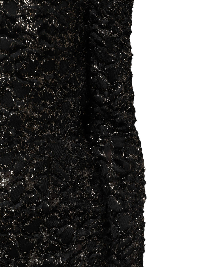 Dolce &amp; Gabbana Sample Sale Dolce &amp; Gabbana Black Sequin Bouclé Tweed Sheath Dress - | Designer outlet