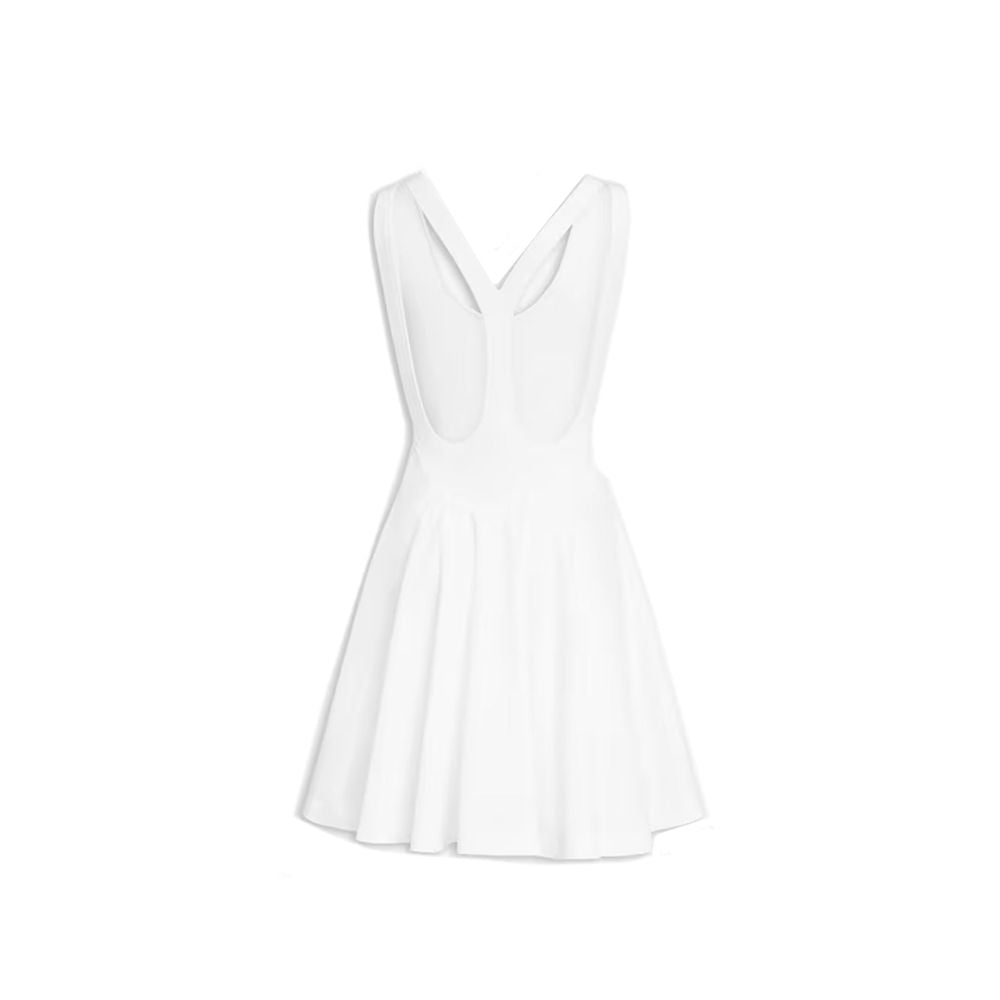 ワンピース ALAIA COTTON MINI DRESS ALAÏA Asymmetric cotton-poplin mini dress | NET-A-PORTER