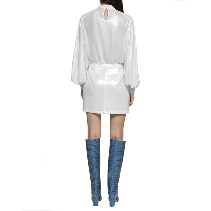 BLANCA VITA Abelia Laminated Mini Dress