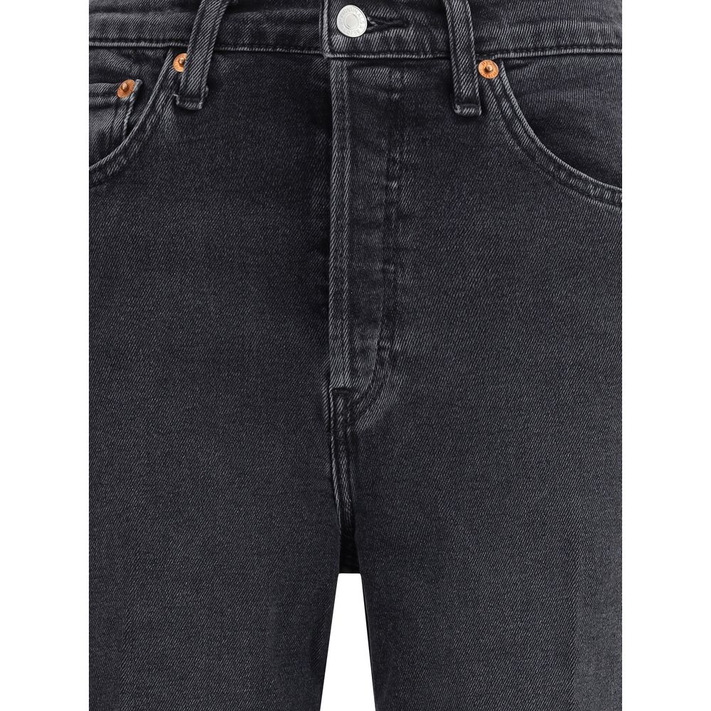 【送料&関税込】RE/DONE Wide-leg Jeans RE/DONE High Rise Wide Leg Crop Jeans | Free People