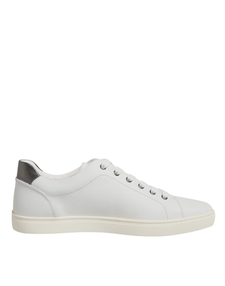 Dolce &amp; Gabbana Sample Sale Dolce &amp; Gabbana White Sacred Heart Men Low Top Sneakers Shoes - | Designer outlet