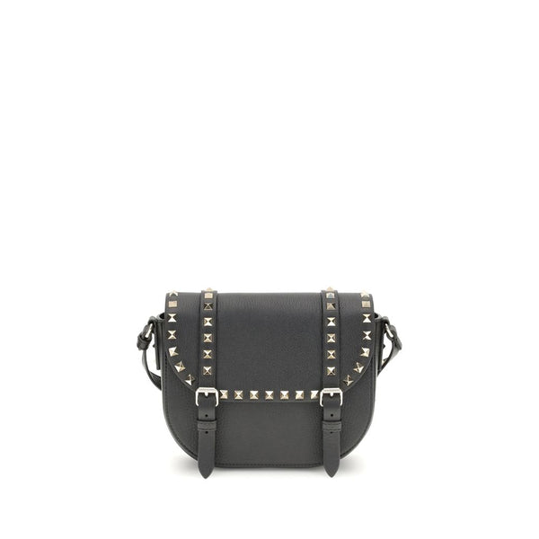 【VALENTINO GARAVANI】LARGE ROCKSTUD MESSENGER BAG Valentino Garavani Rockstud Messenger Bag | Black | FARFETCH