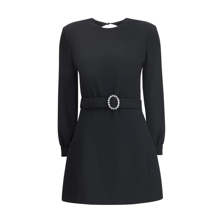 Saint Laurent Sablè mini Dress with cut nude back
