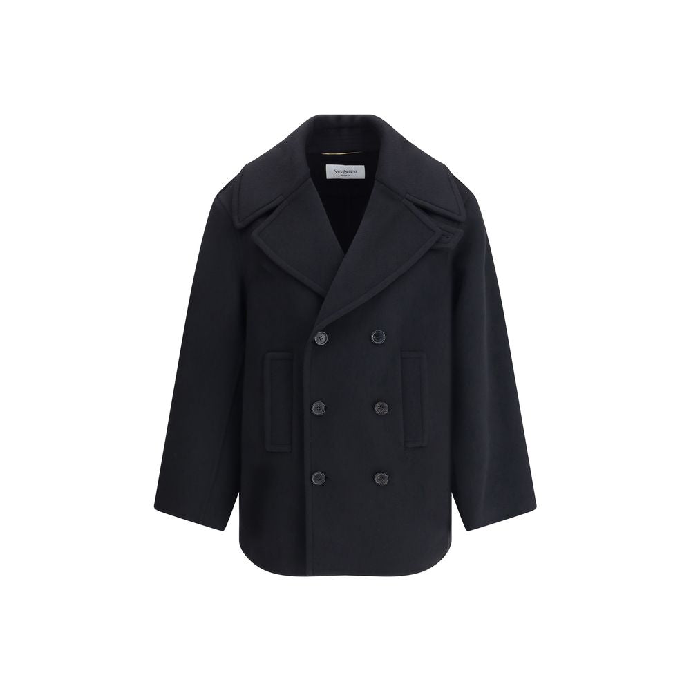 Saint Laurent Caban Coat | Luxury Designer Fashion