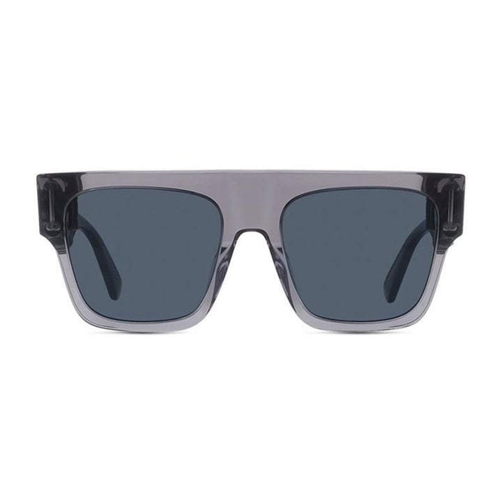 Stella McCartney Sunglasses Square Full Rim, Transparent Grey Frame and Smoke Lens SC40053I20A