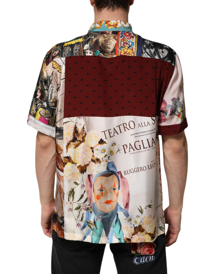 Dolce &amp; Gabbana Sample Sale Dolce &amp; Gabbana Multicolor Shell Print Hawaii Casual Shirt - | Designer outlet