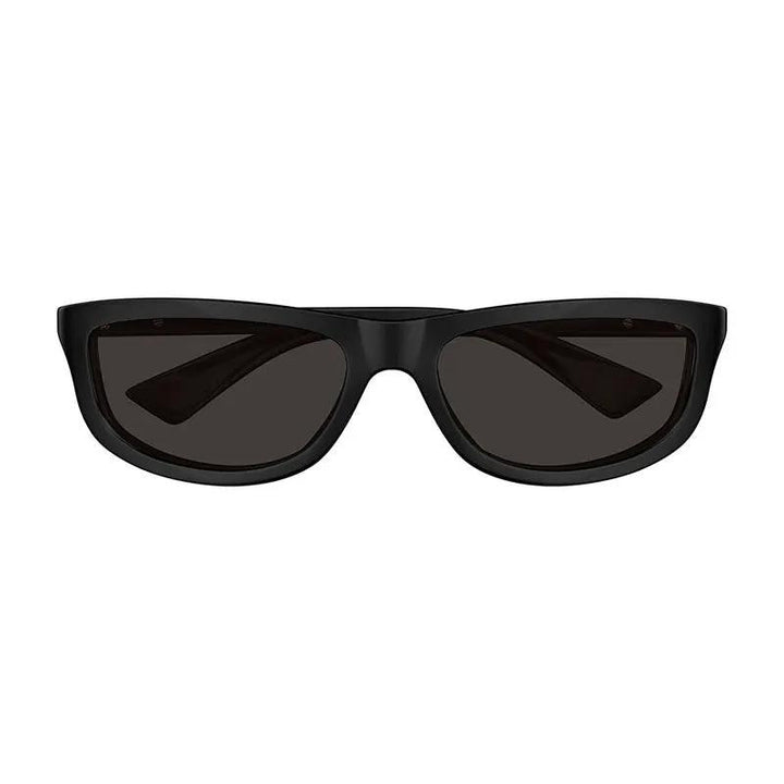 Bottega Veneta Sunglasses Cat Eye Full Rim, Shiny Black Frame And Grey Lens Bv1327S001