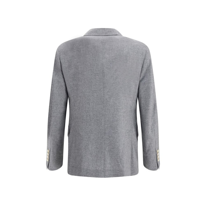 Brunello Cucinelli Cashmere and silk flannel Blazer