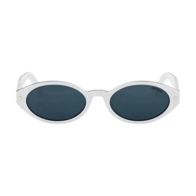 Dior Sample Sale | Dior Sunglasses Oval Full Rim, White Frame And Blue Lens Diorpacificr1F50B0 - Sunglasses | Designer outlet