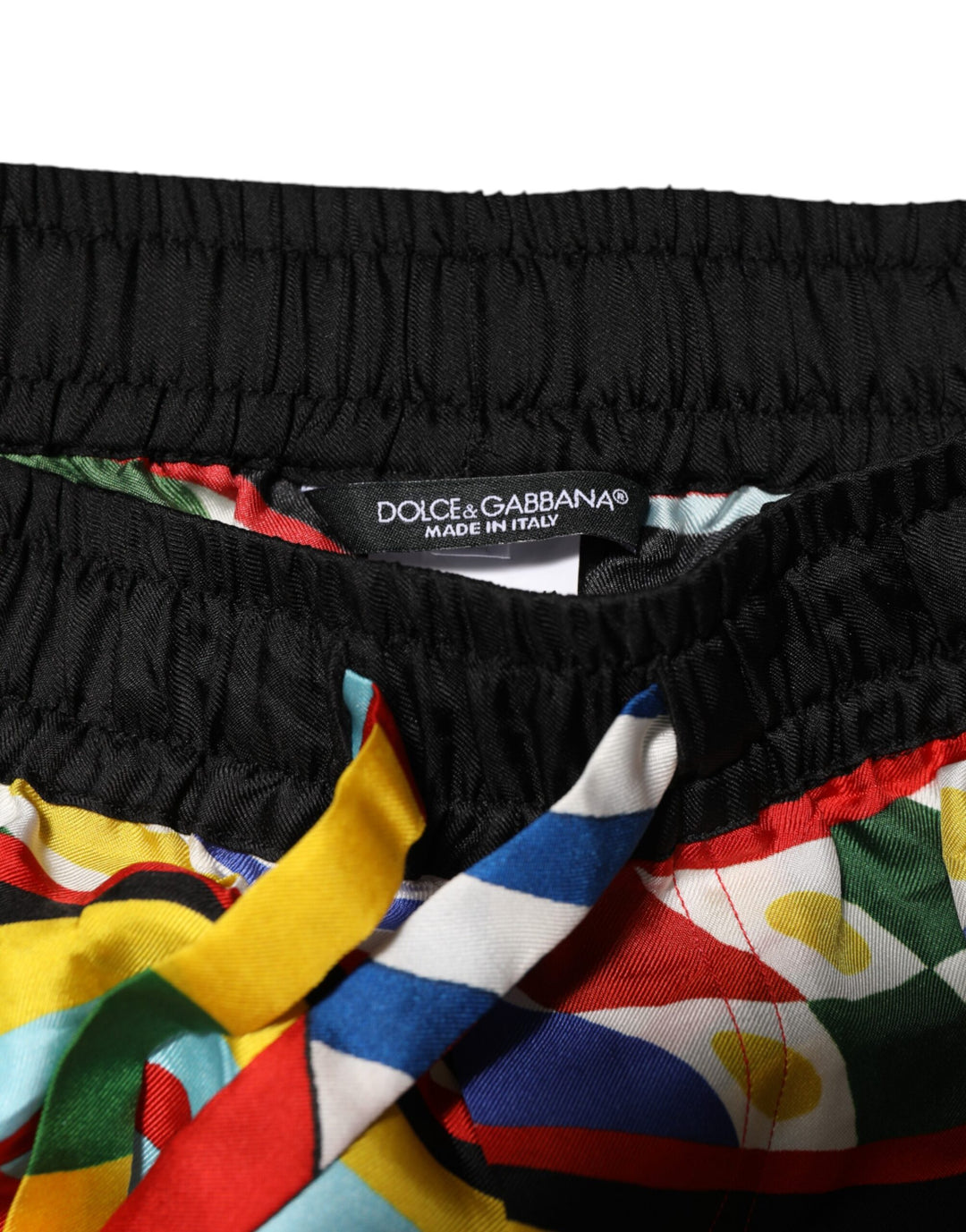 Dolce &amp; Gabbana Sample Sale Dolce &amp; Gabbana Multicolor Sicilian Carretto Shorts Swimwear - | Designer outlet