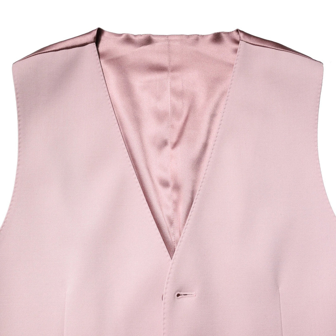 Dolce &amp; Gabbana Sample Sale Dolce &amp; Gabbana Pink Wool Dress Formal Men Waistcoat Vest - | Designer outlet