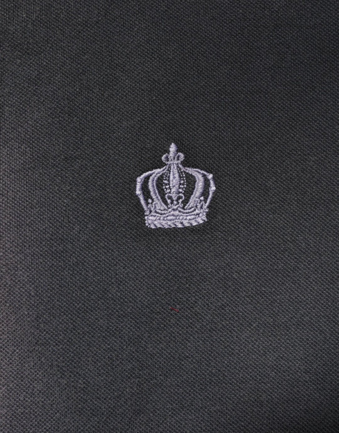 Dolce &amp; Gabbana Gray Cotton Crown Collared Men Polo T-shirt by Dolce &amp; Gabbana outlet now on sale