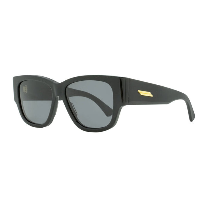 Bottega Veneta Sunglasses Square Full Rim, Black Frame and Grey Lens BV1026S001