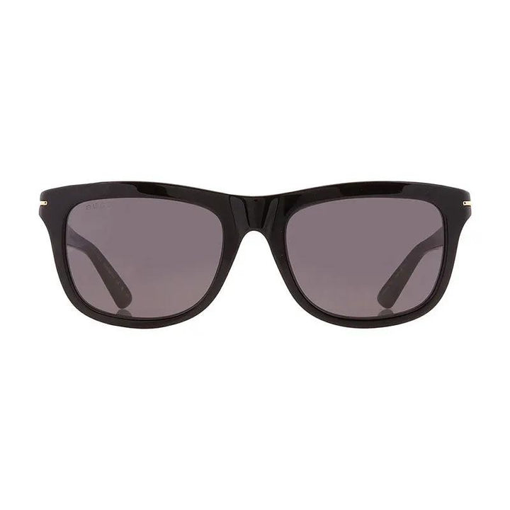 Gucci Sunglasses Square Full Rim, Black Frame And Grey Lens