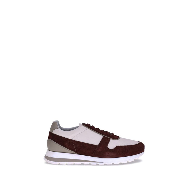 Brunello Cucinelli Multicolor Calf Leather Bos Taurus Platform Sneakers