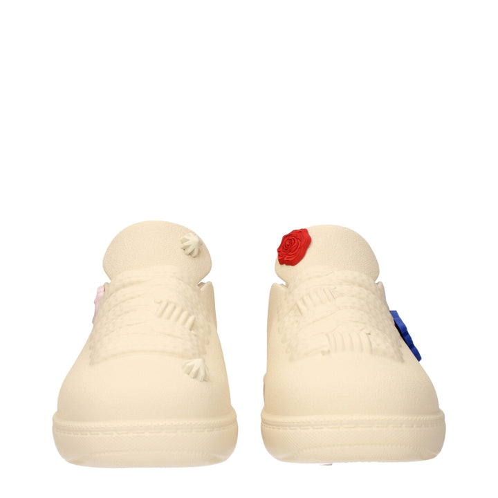 Burberry Beige Cotton Sneakers