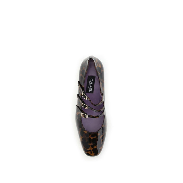 Carel Paris Kina Mary Jane Pumps leopardate