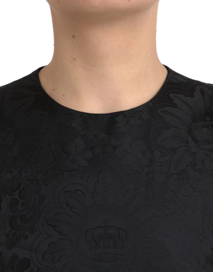 Dolce &amp; Gabbana Sample Sale Dolce &amp; Gabbana Black Sleeveless Bodycon A-line Mini Dress - | Designer outlet