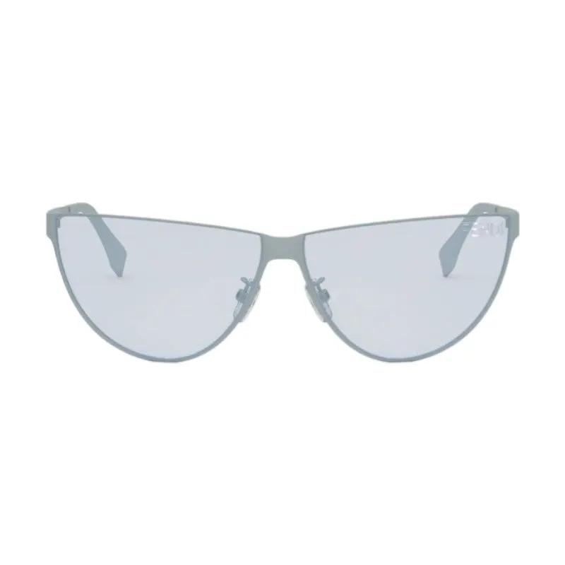 Fendi Sunglasses Cat Eye Full Rim, Blue Frame And Blue Lens Fe40138U85V